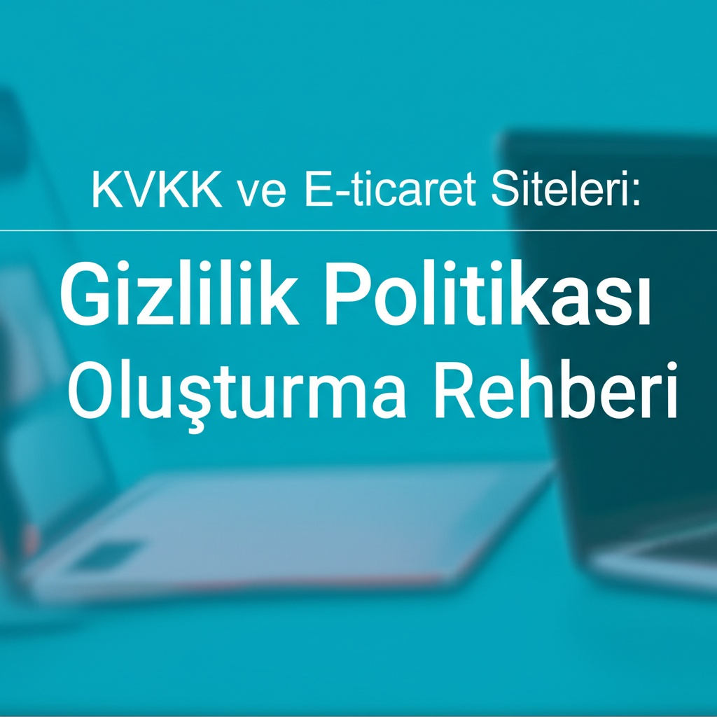 KVKK ve E-ticaret Siteleri: Gizlilik Politikası Oluşturma Rehberi