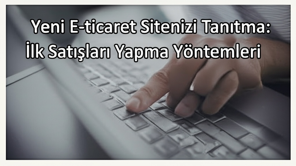 Yeni E-ticaret Sitenizi Tanıtma: İlk Satışları Yapma Yöntemleri